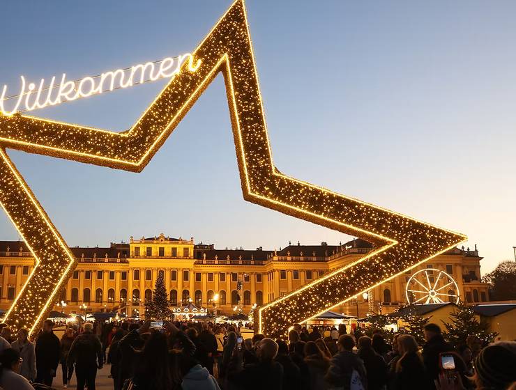 Weihnachtsmarkt in Schönbrunn