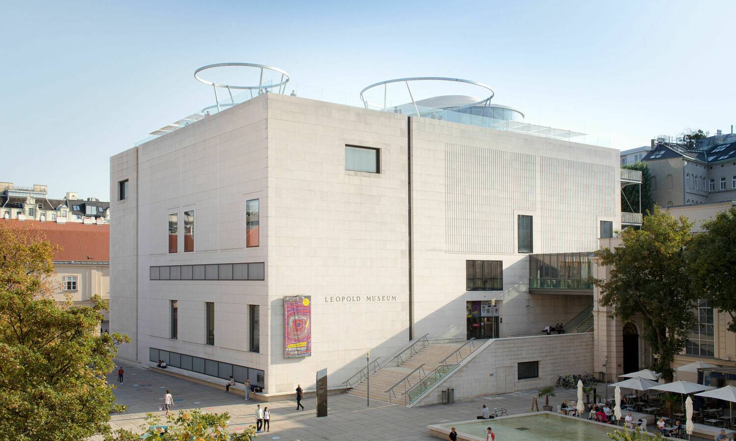 Außenansicht des Leopold Museums