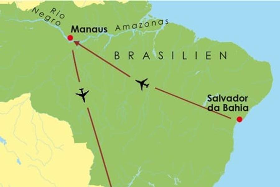 Brasilien Reise inklusive Zuckerhut in Rio de Janeiro.