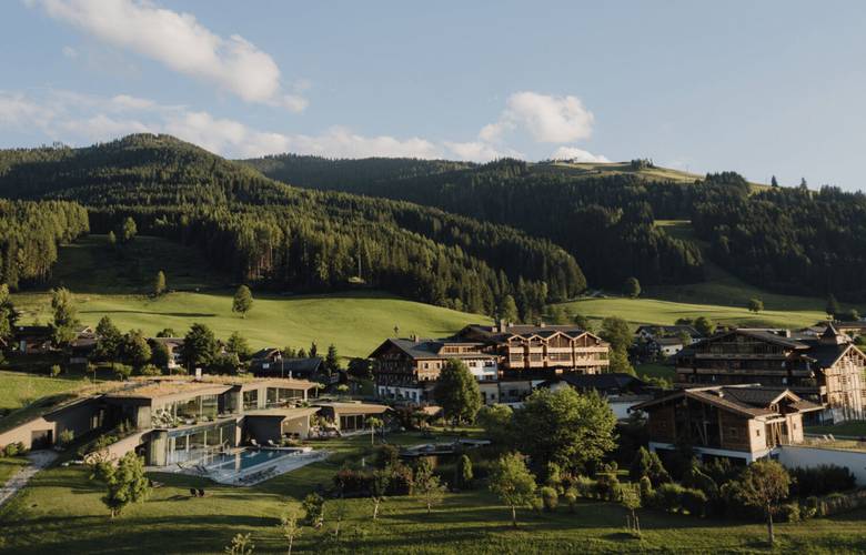 Chalet Außen Sommer