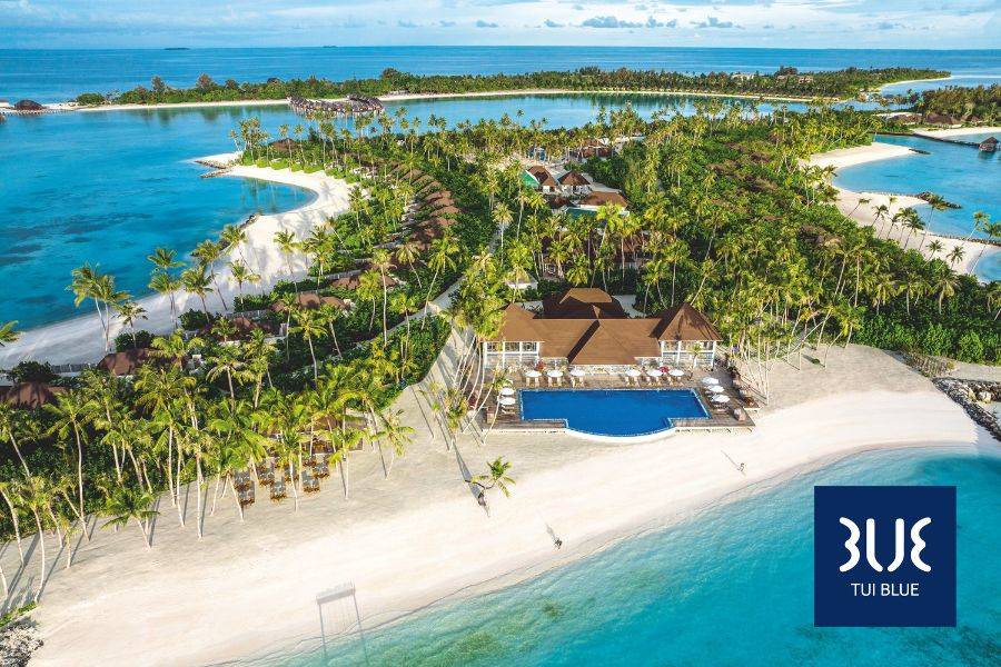 TUI BLUE Olhuveli Romance Malediven – traumhafte Inselanlage mit weißen Sandstränden und türkisfarbenem Meer