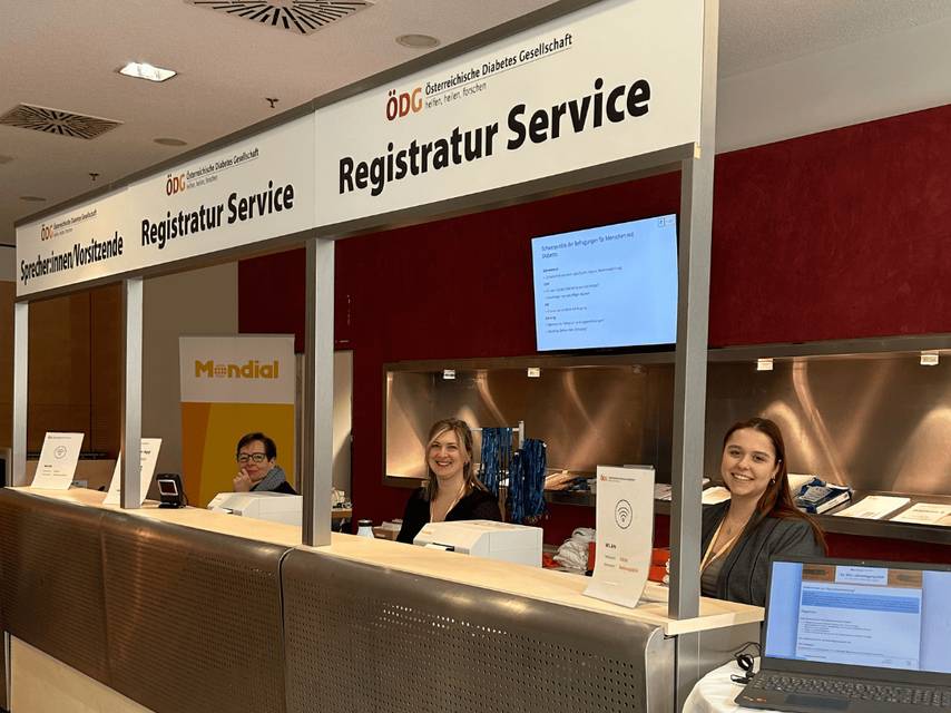 ÖDG Jahrestagung Registration Desk