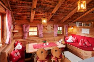 Wohnbeispiel Hütte für 2-6 Pers. Almdorf Flachau und Promi Alm