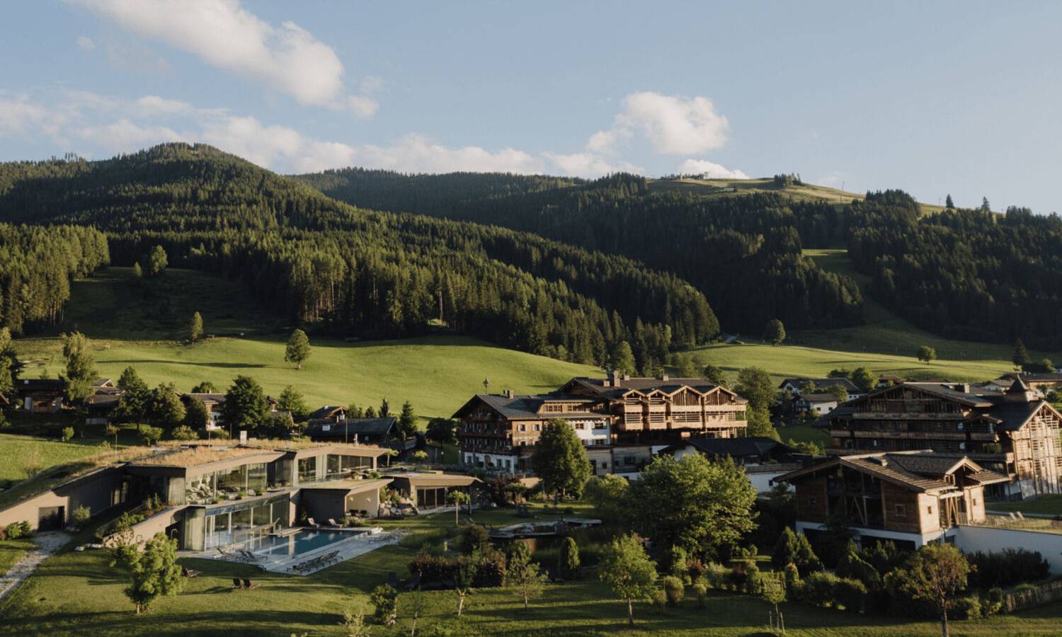 Chalet Außen Sommer