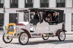 City tour in a vintage car 