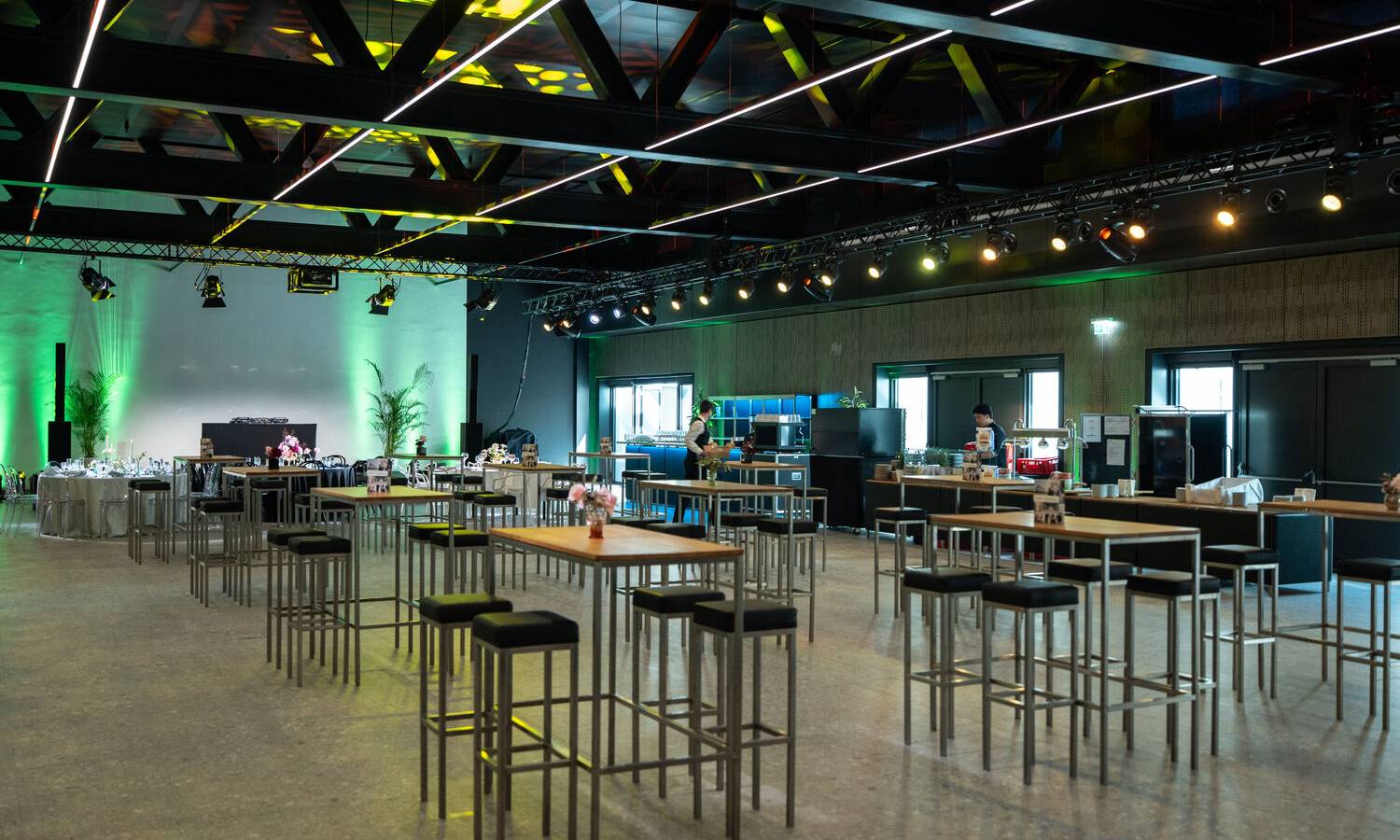 Großzügiges Foyer von The Venue Events @ Twenty One für Networking, Registrierungen und Eventempfänge in Wien