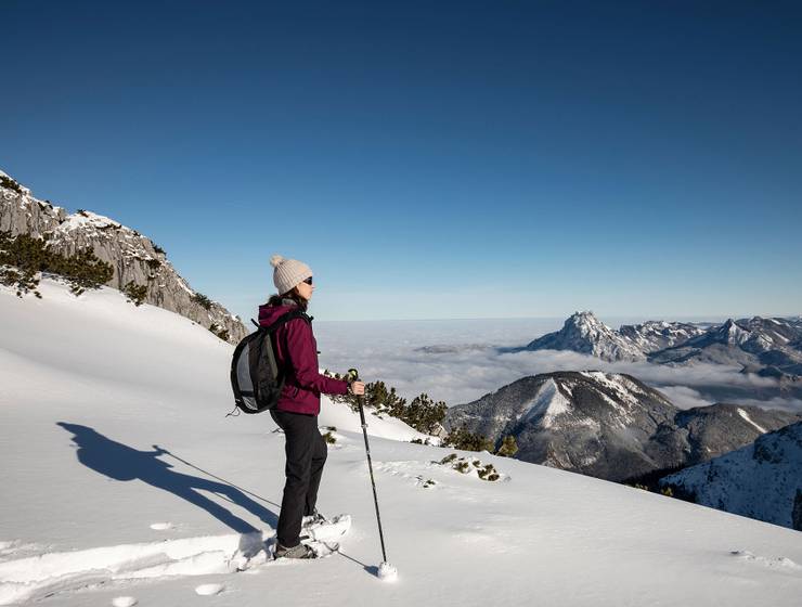Snow-shoeing in Upper Austria